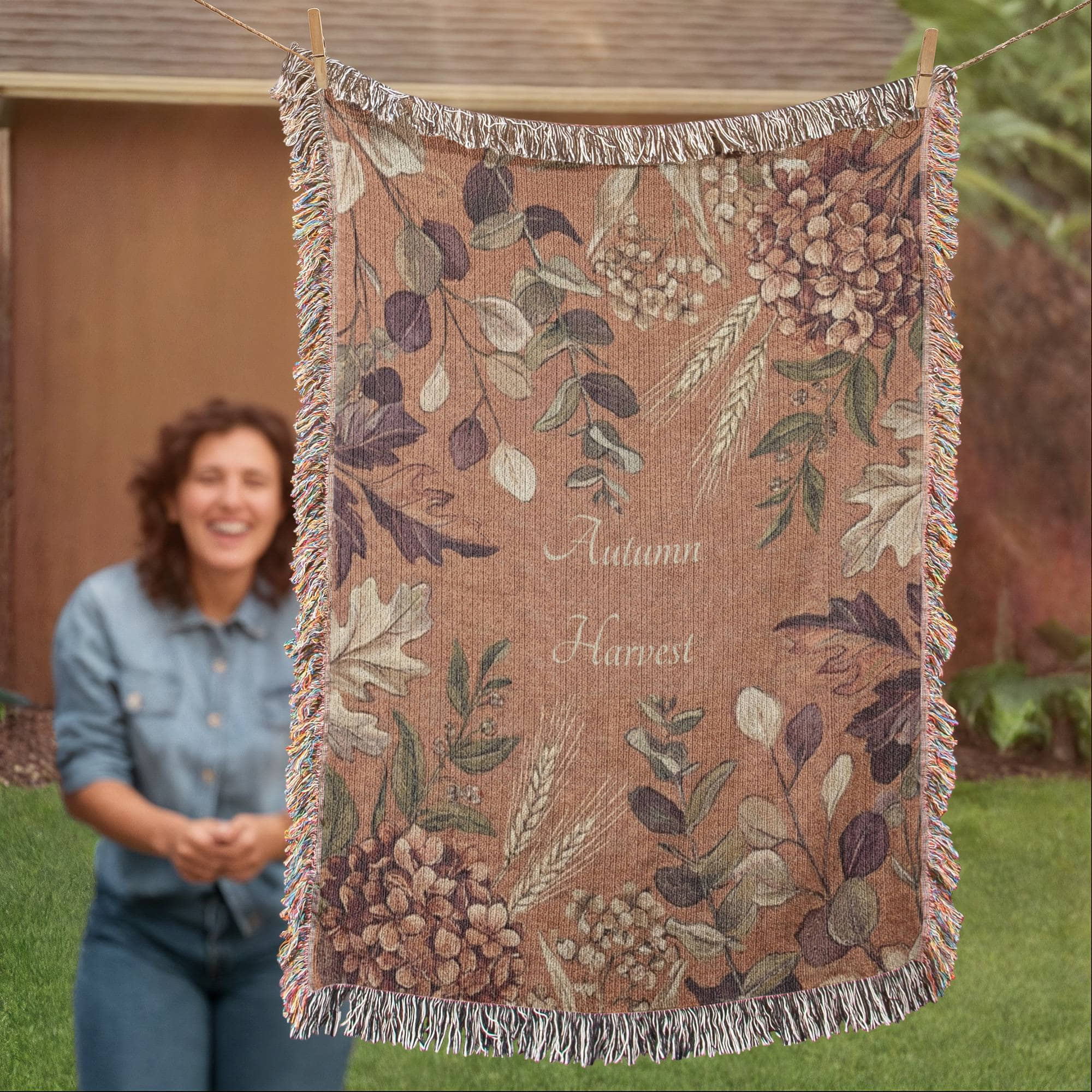 Personalized Harvest Blanket