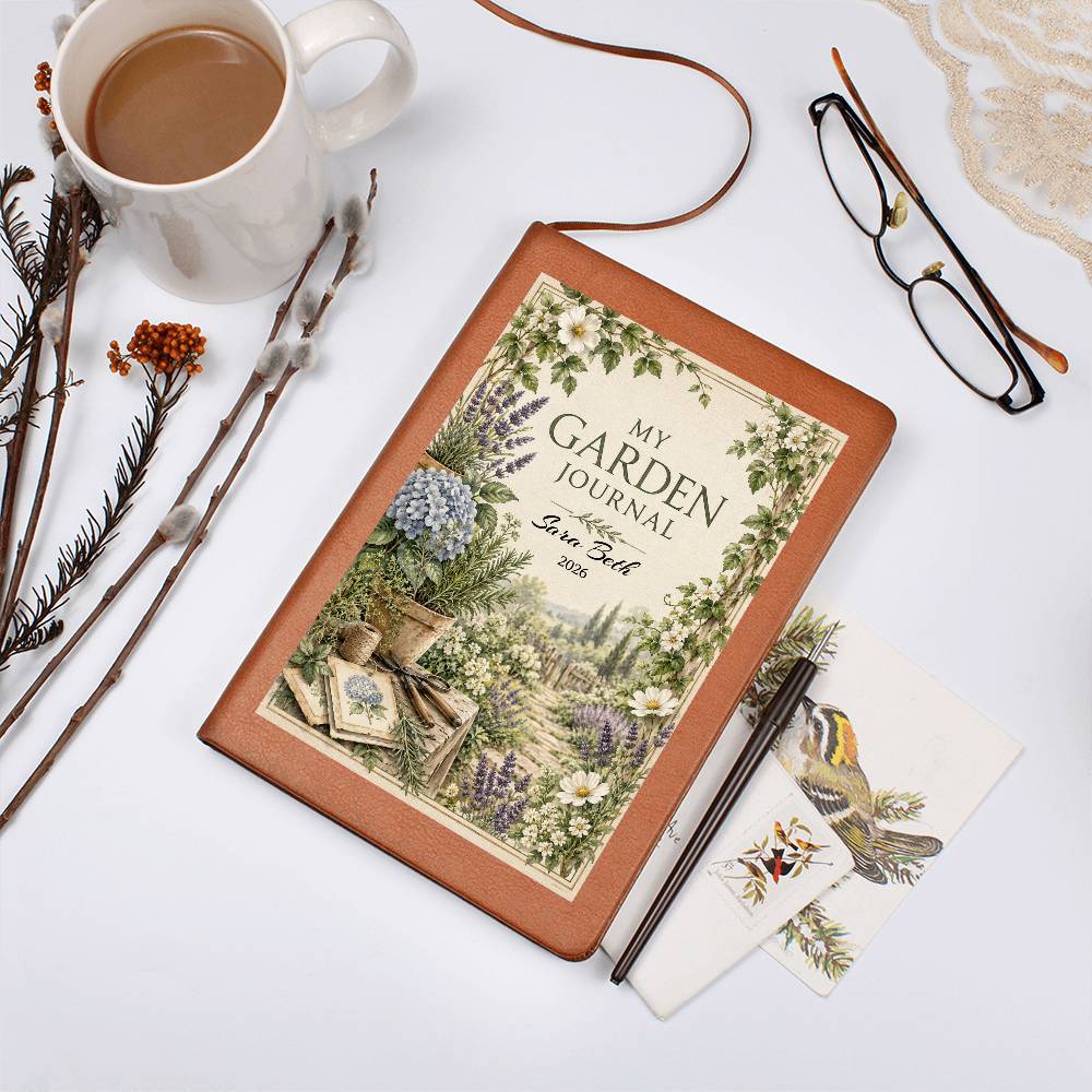 Personalized Garden Journal | Custom Gardening Notebook