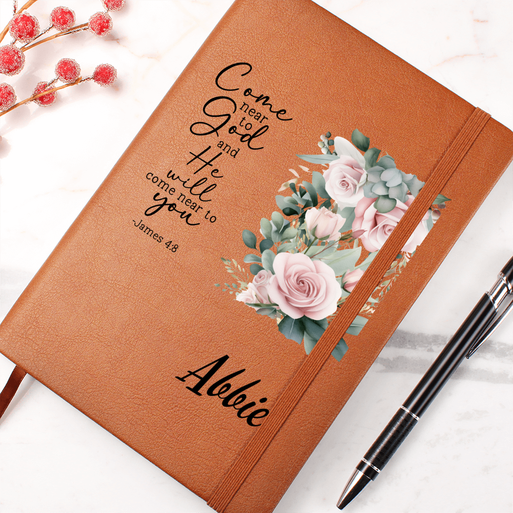 Personalized Wildflower Prayer Journal