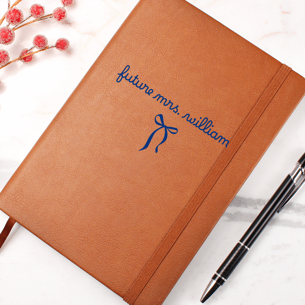 Personalized Wedding Journal Engagement Gift