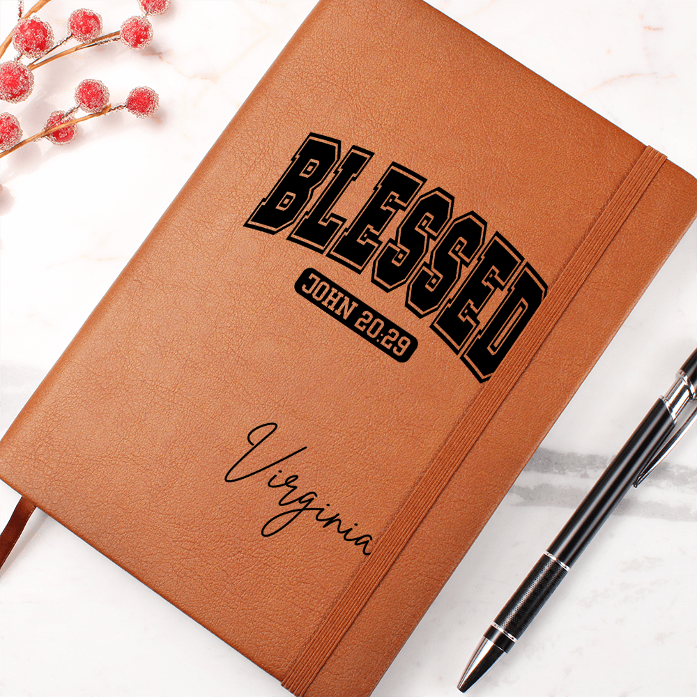 Personalized Christian Journal - Blessed