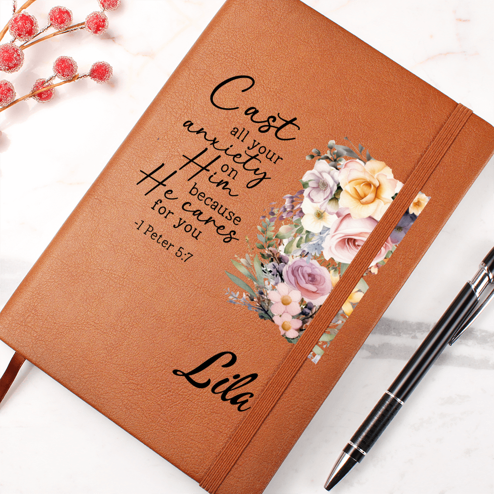 Personalized Wildflower Prayer Journal