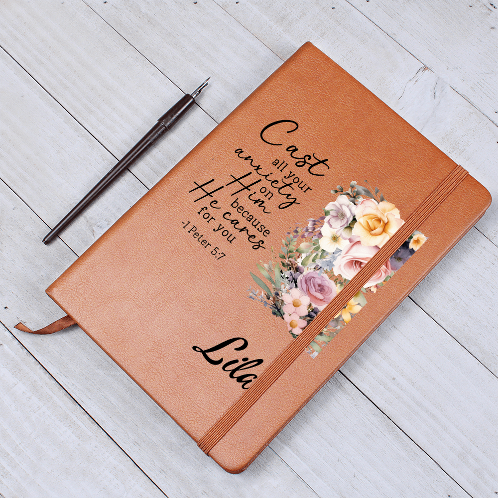 Personalized Wildflower Prayer Journal