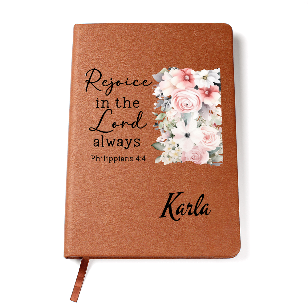 Personalized Wildflower Prayer Journal