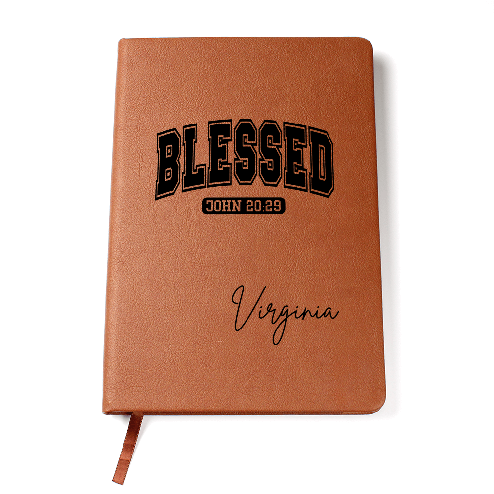 Personalized Christian Journal - Blessed