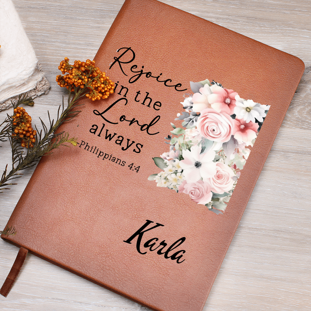 Personalized Wildflower Prayer Journal