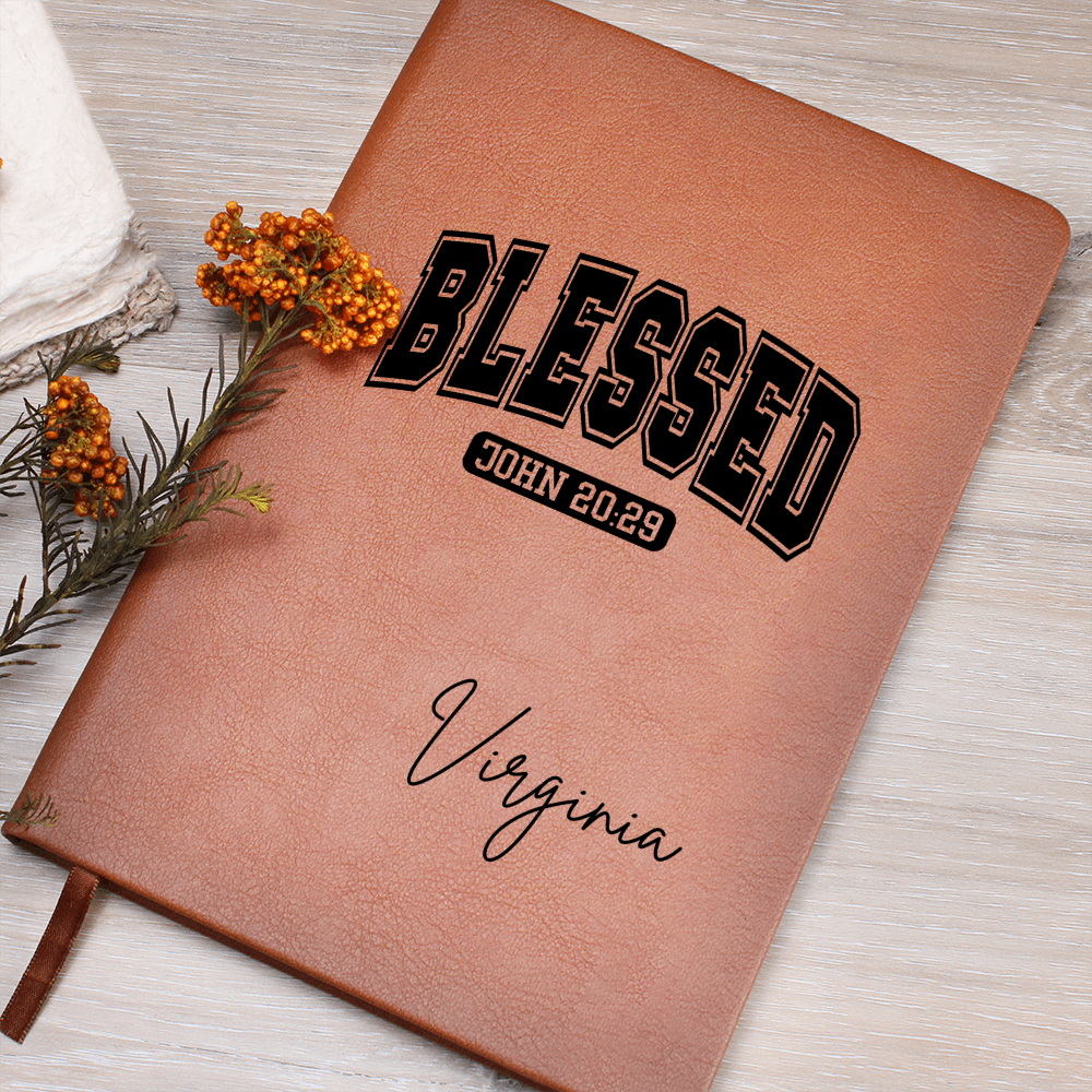 Personalized Christian Journal - Blessed