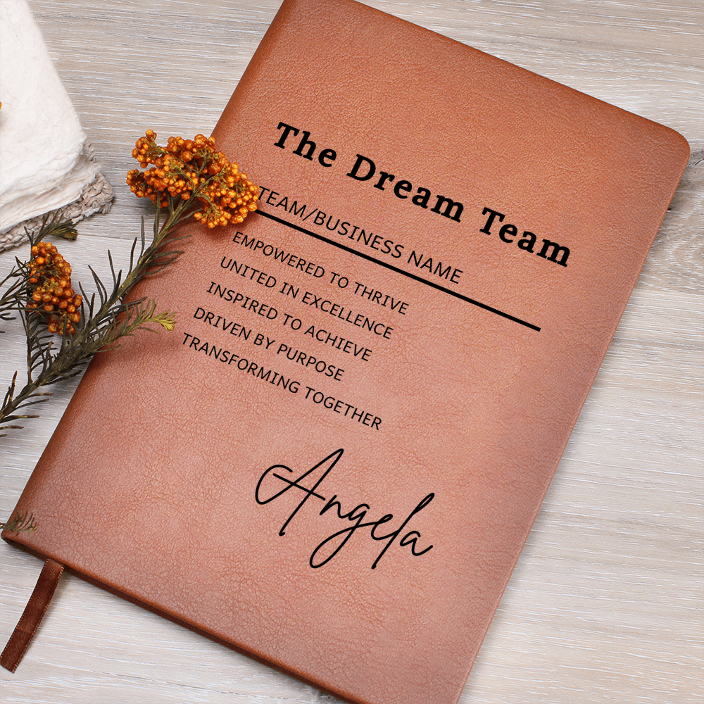 Personalized Dream Team Journal
