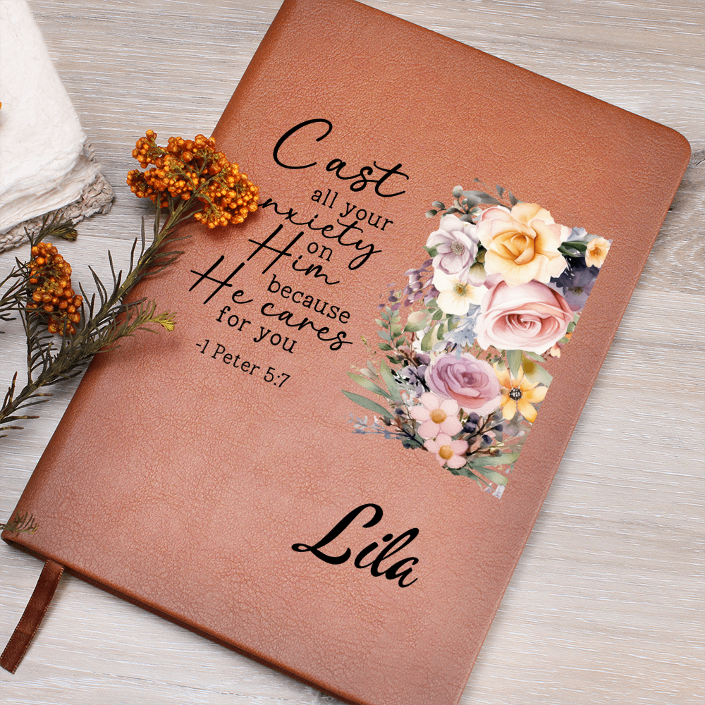 Personalized Wildflower Prayer Journal