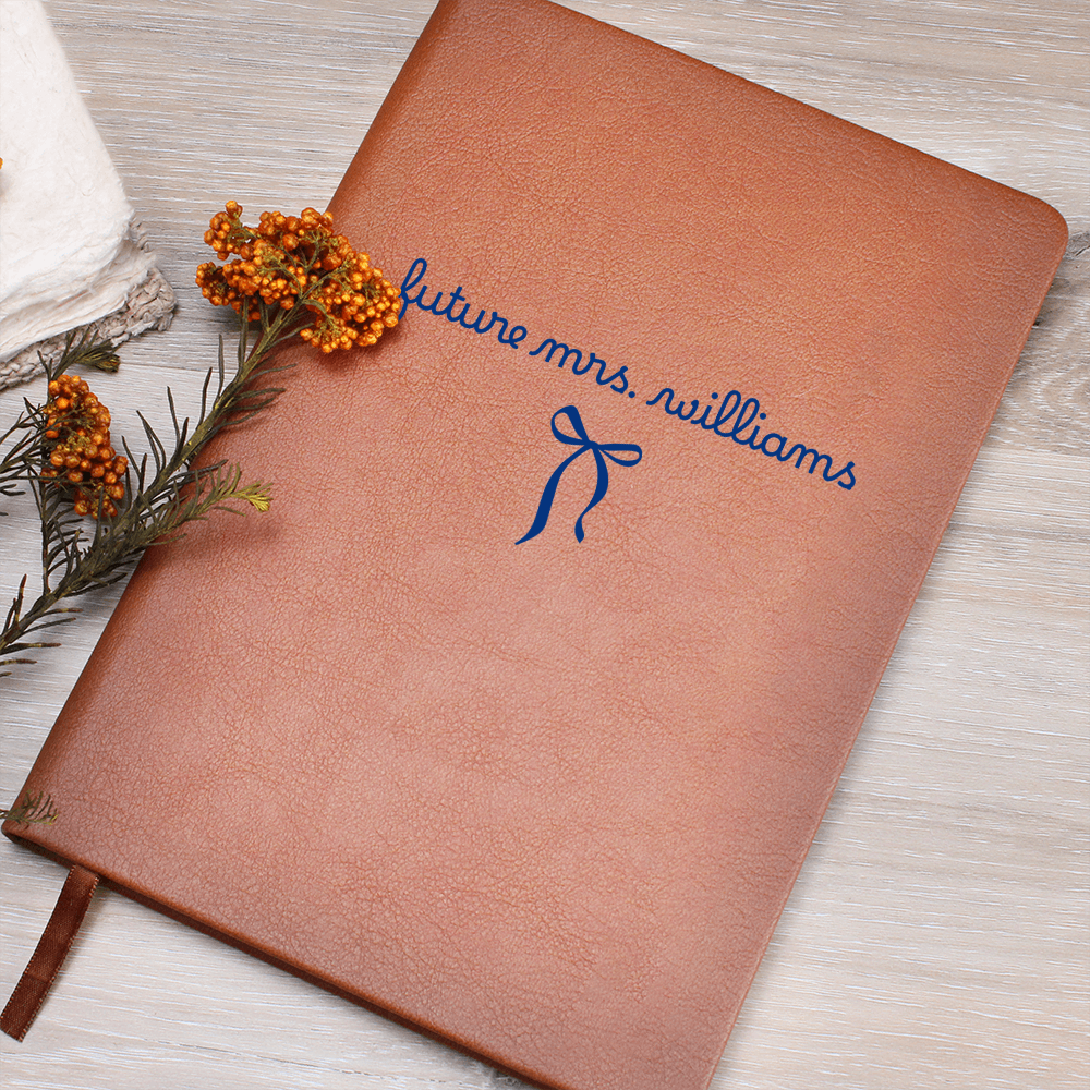 Personalized Wedding Journal Engagement Gift