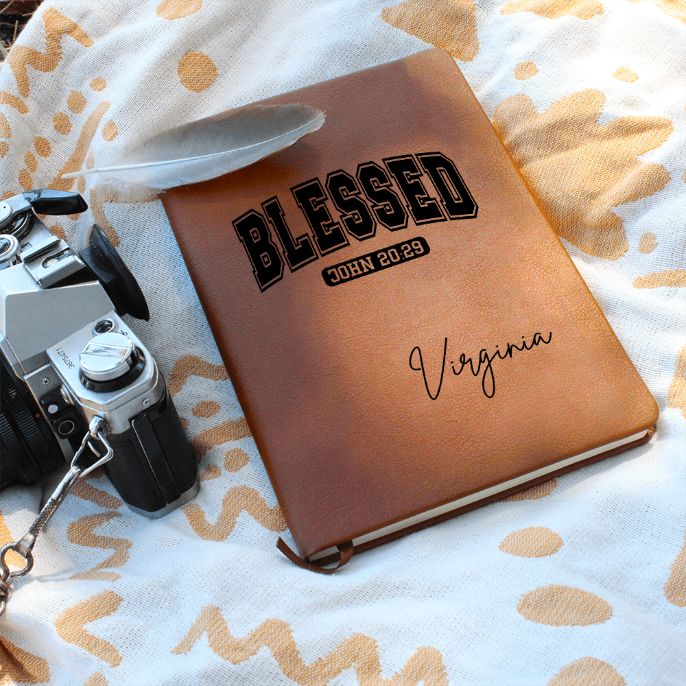 Personalized Christian Journal - Blessed