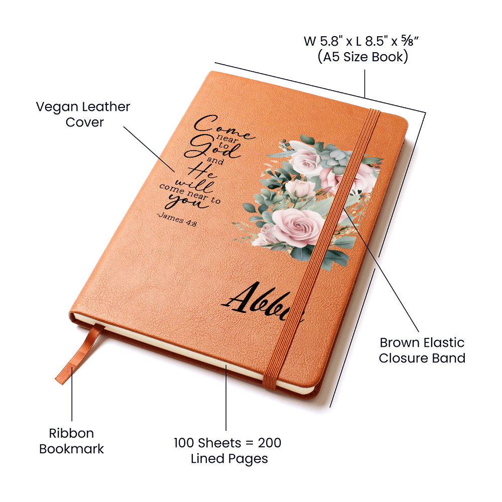 Personalized Wildflower Prayer Journal