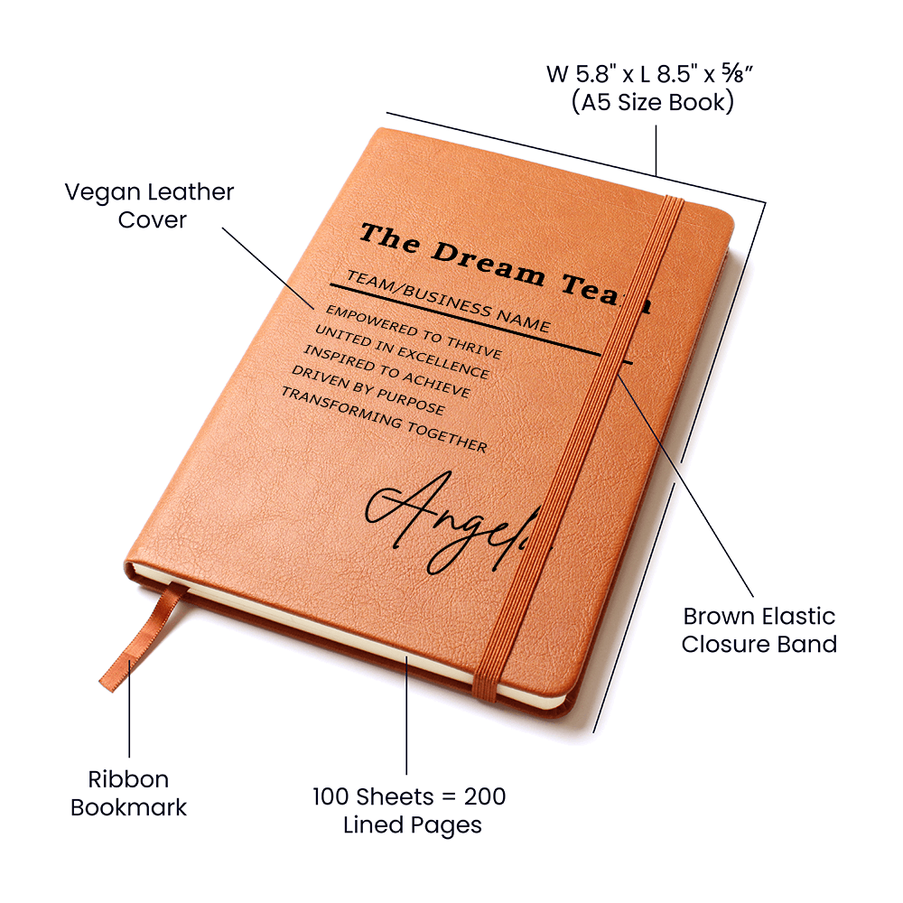 Personalized Dream Team Journal