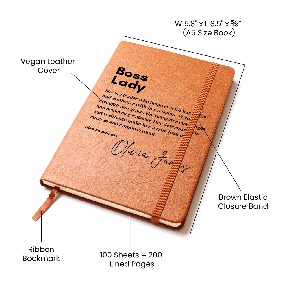 Personalized Boss Lady Journal