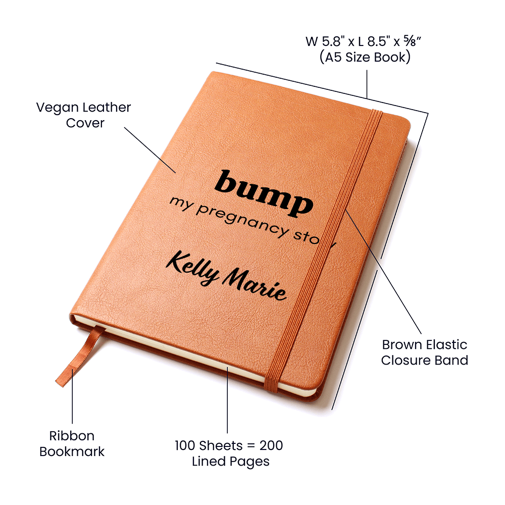 Personalized Bump Pregnancy Journal