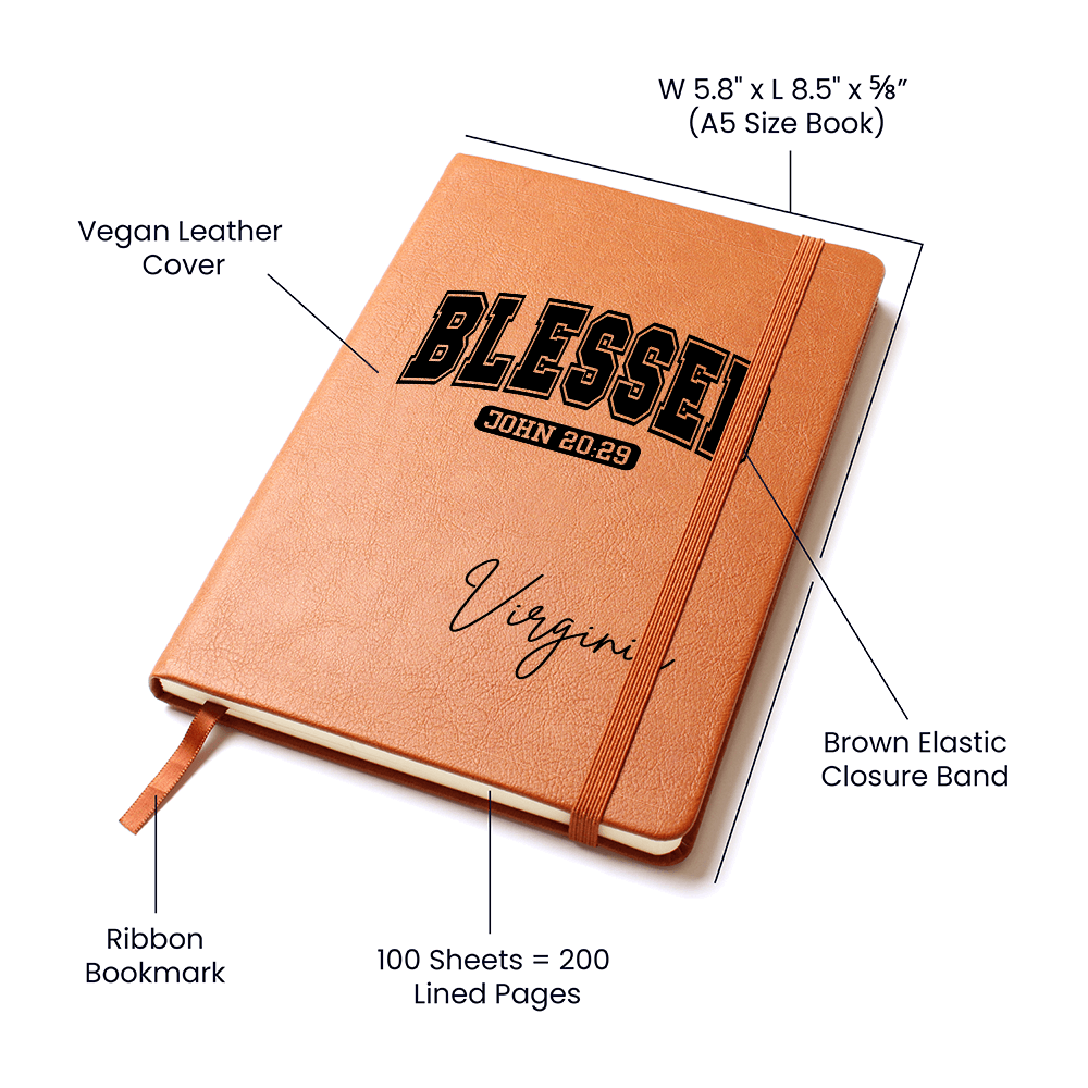 Personalized Christian Journal - Blessed