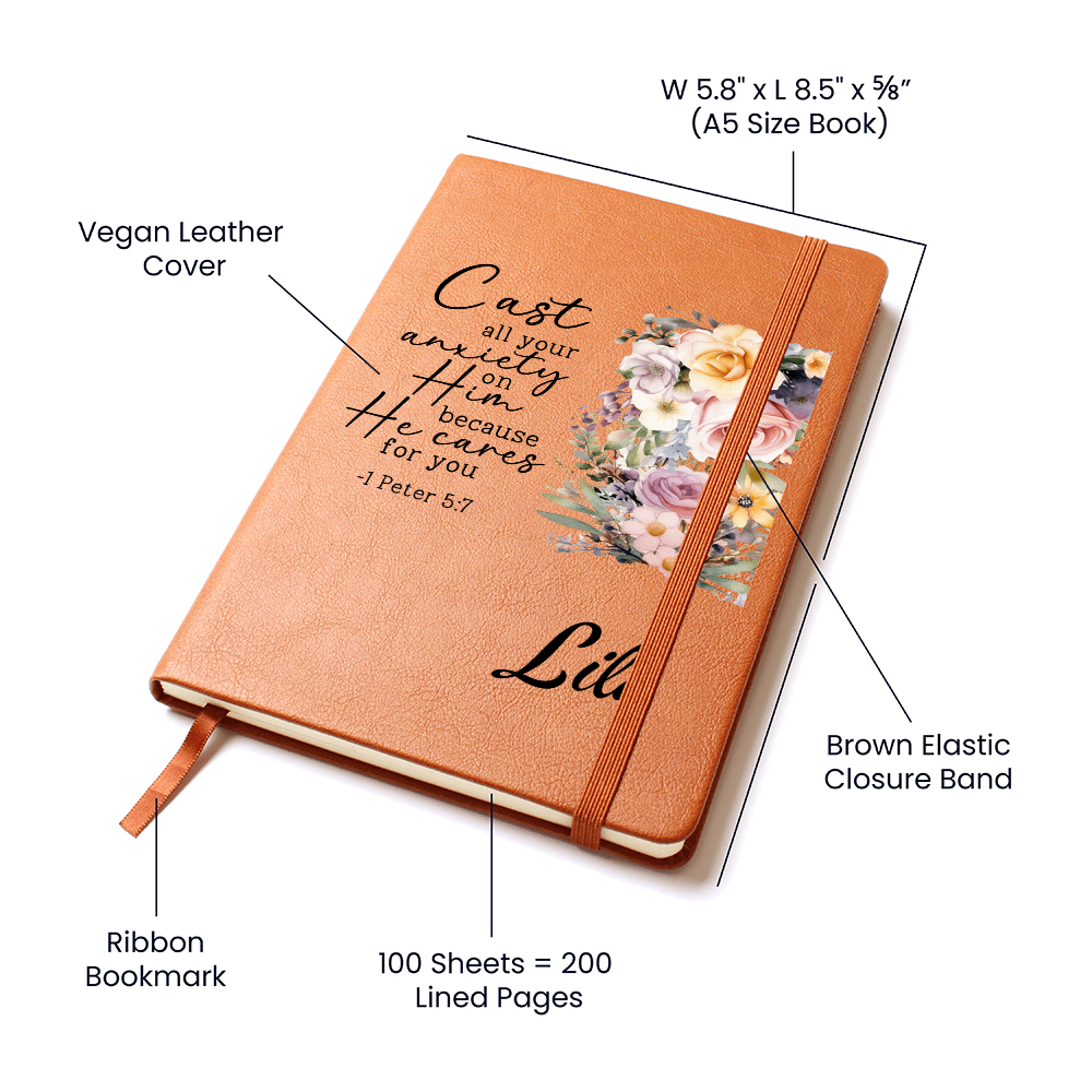 Personalized Wildflower Prayer Journal