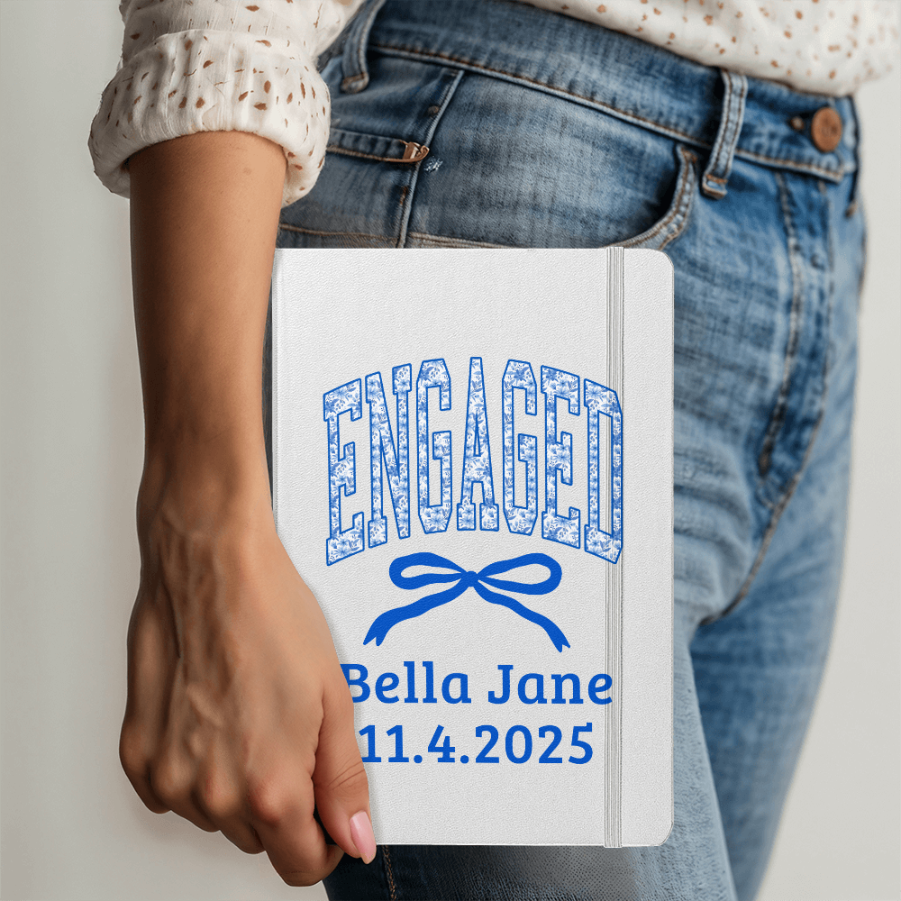 Personalized Wedding Journal Engagement Gift