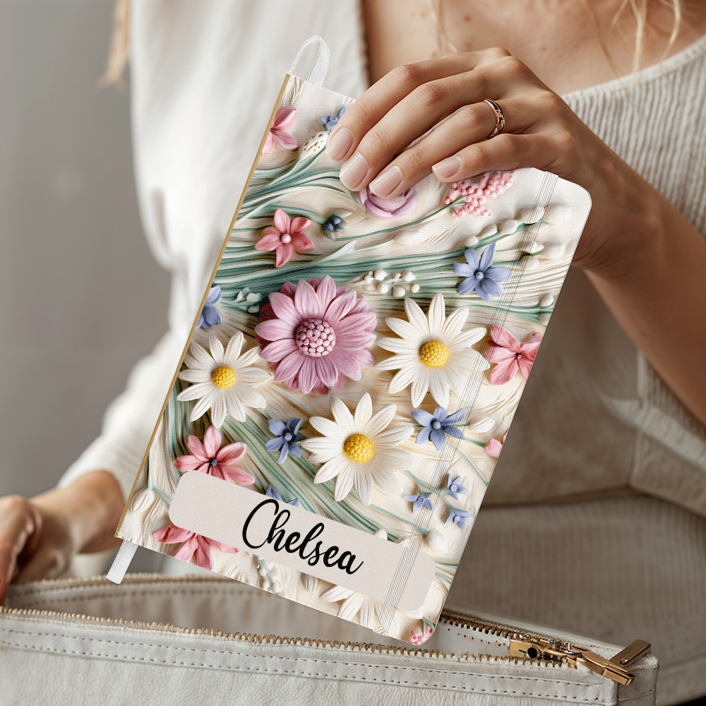 Wildflower Hardcover Personalized Journal