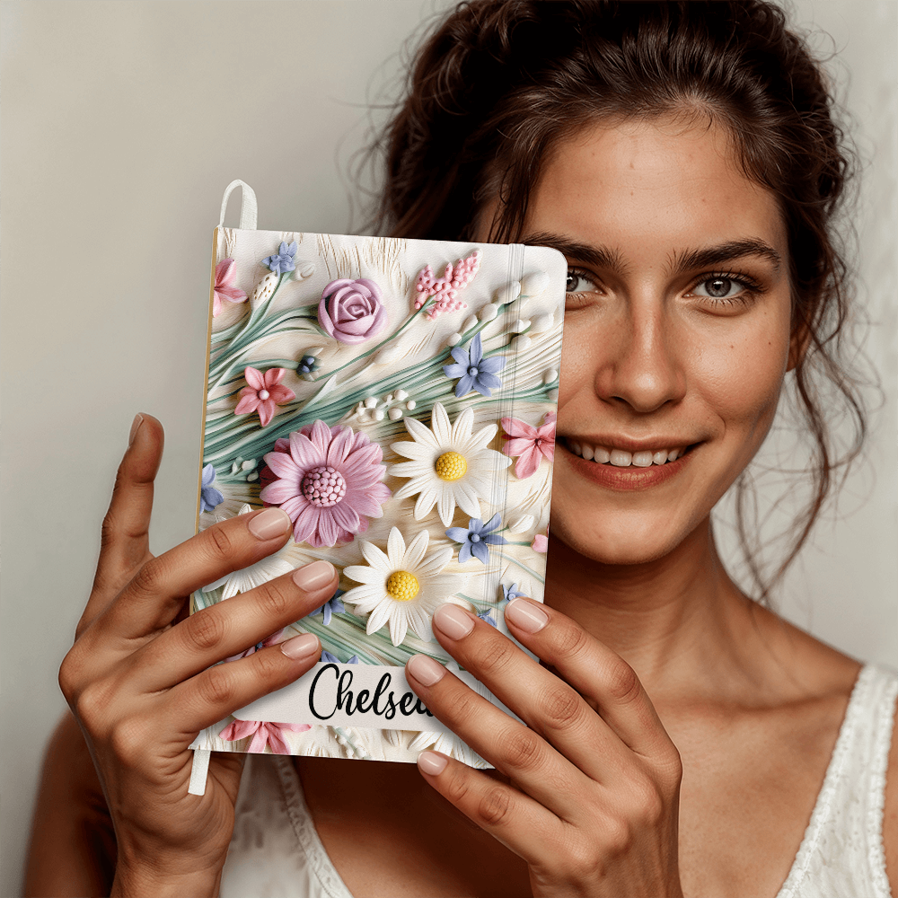 Wildflower Hardcover Personalized Journal
