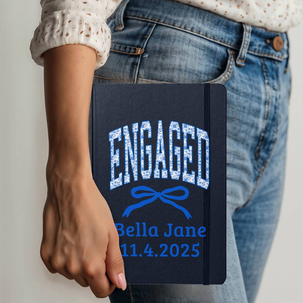 Personalized Wedding Journal Engagement Gift