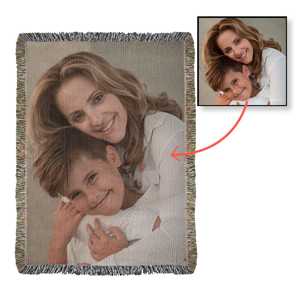 Custom Photo Blanket for Mom