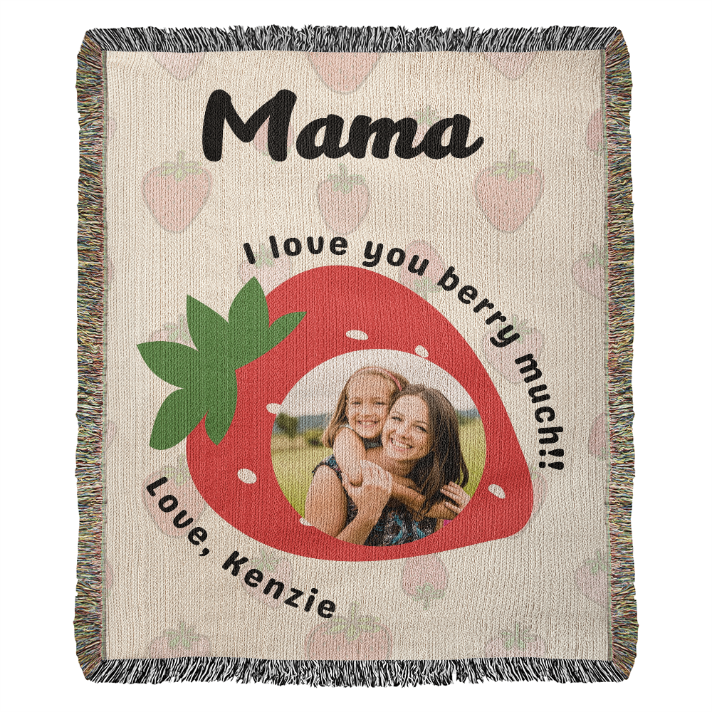 Custom Photo Blanket for Mom