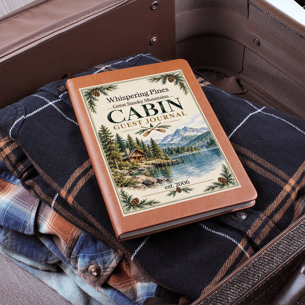 Personalized Cabin Guest Journal | Custom Lodge Keepsake