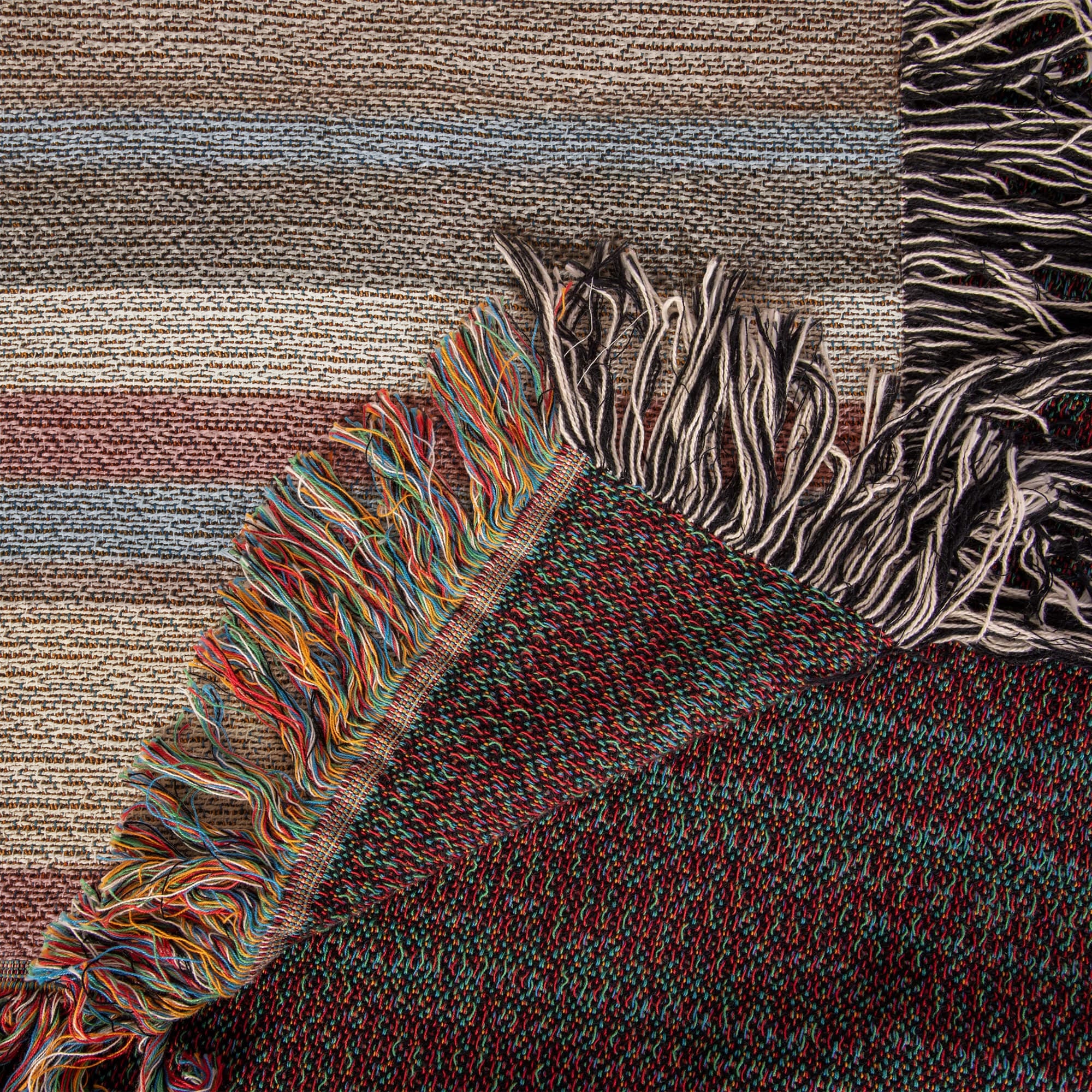 Striped Custom City State Blanket