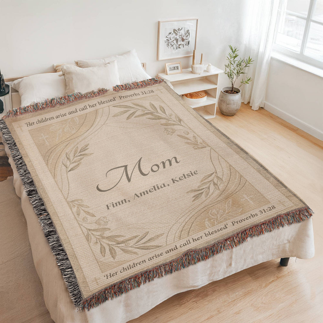 Personalized Christian Mom Blanket
