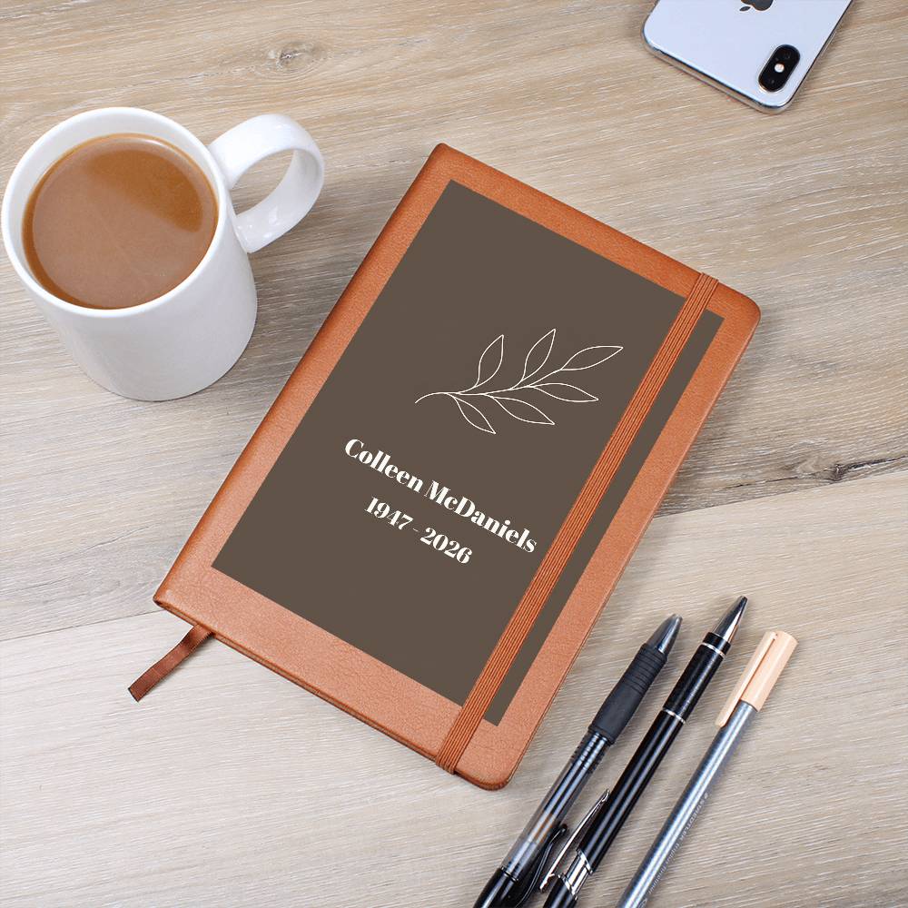 Remembering You Personalized Memorial Journal | Grief Keepsake