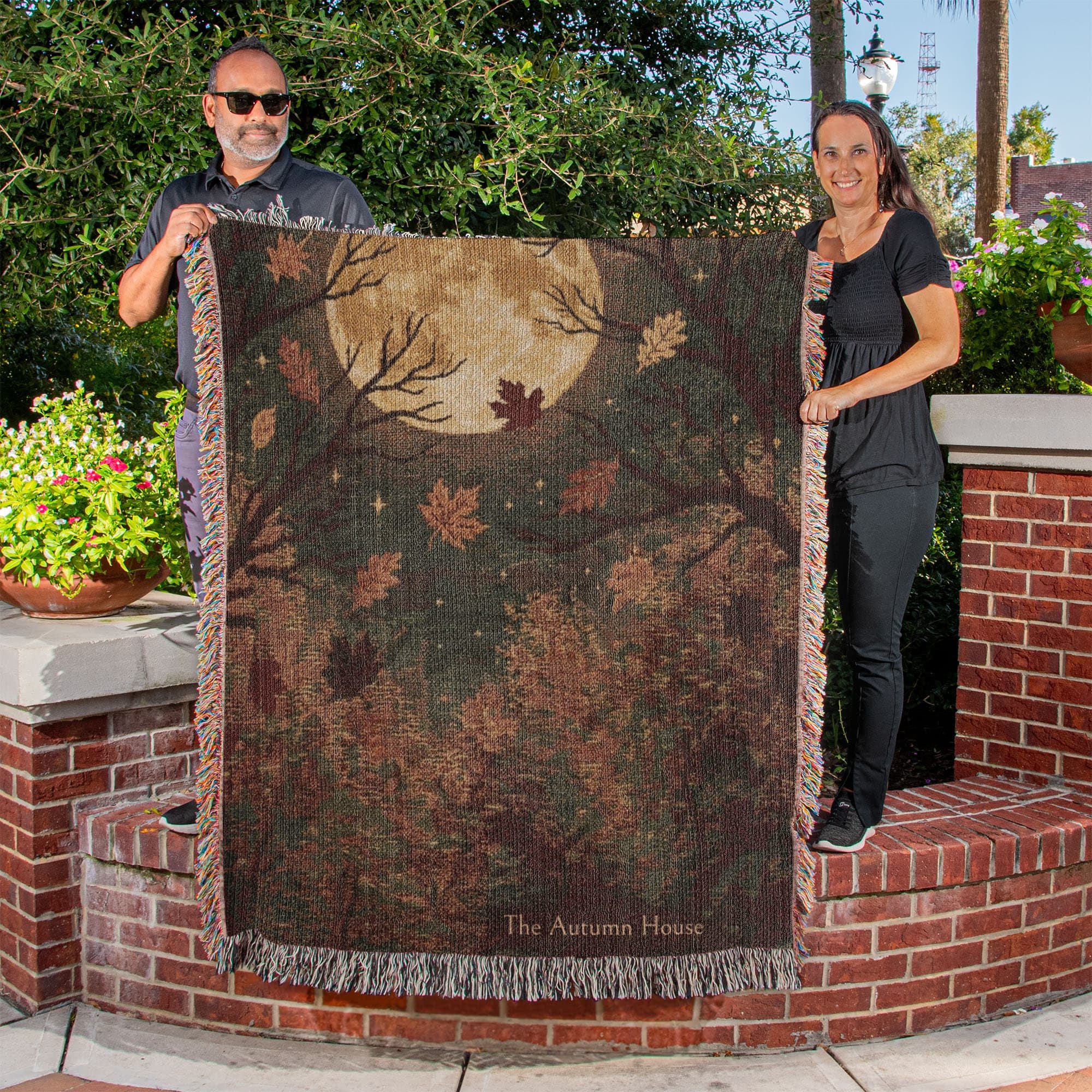 Personalized Autumn Moon Blanket