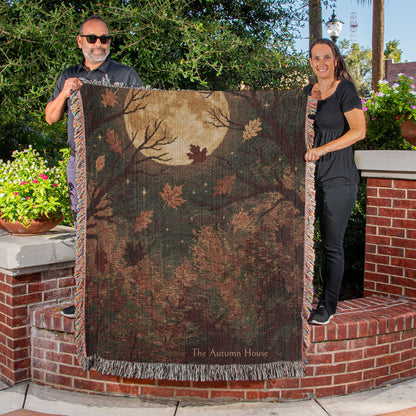 Personalized Autumn Moon Blanket