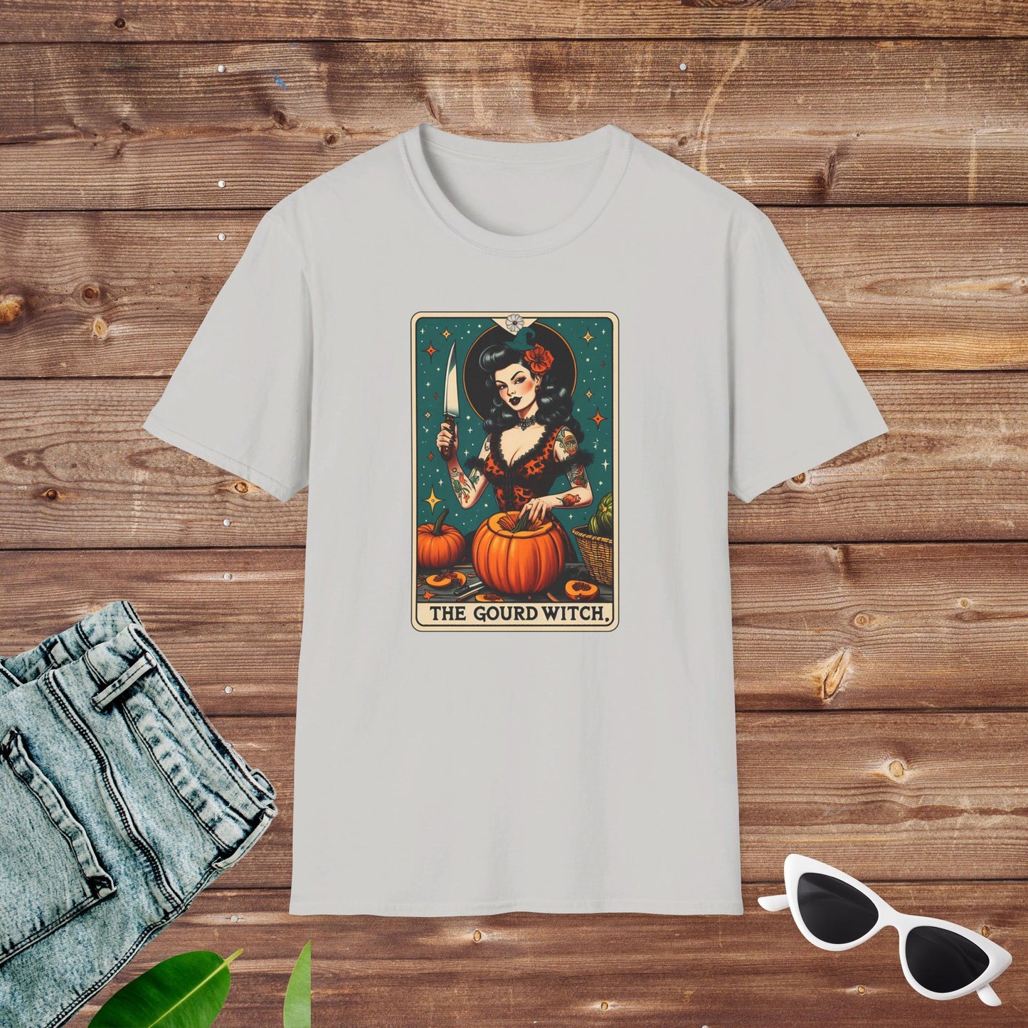 The Gourd Witch Tarot T Shirt