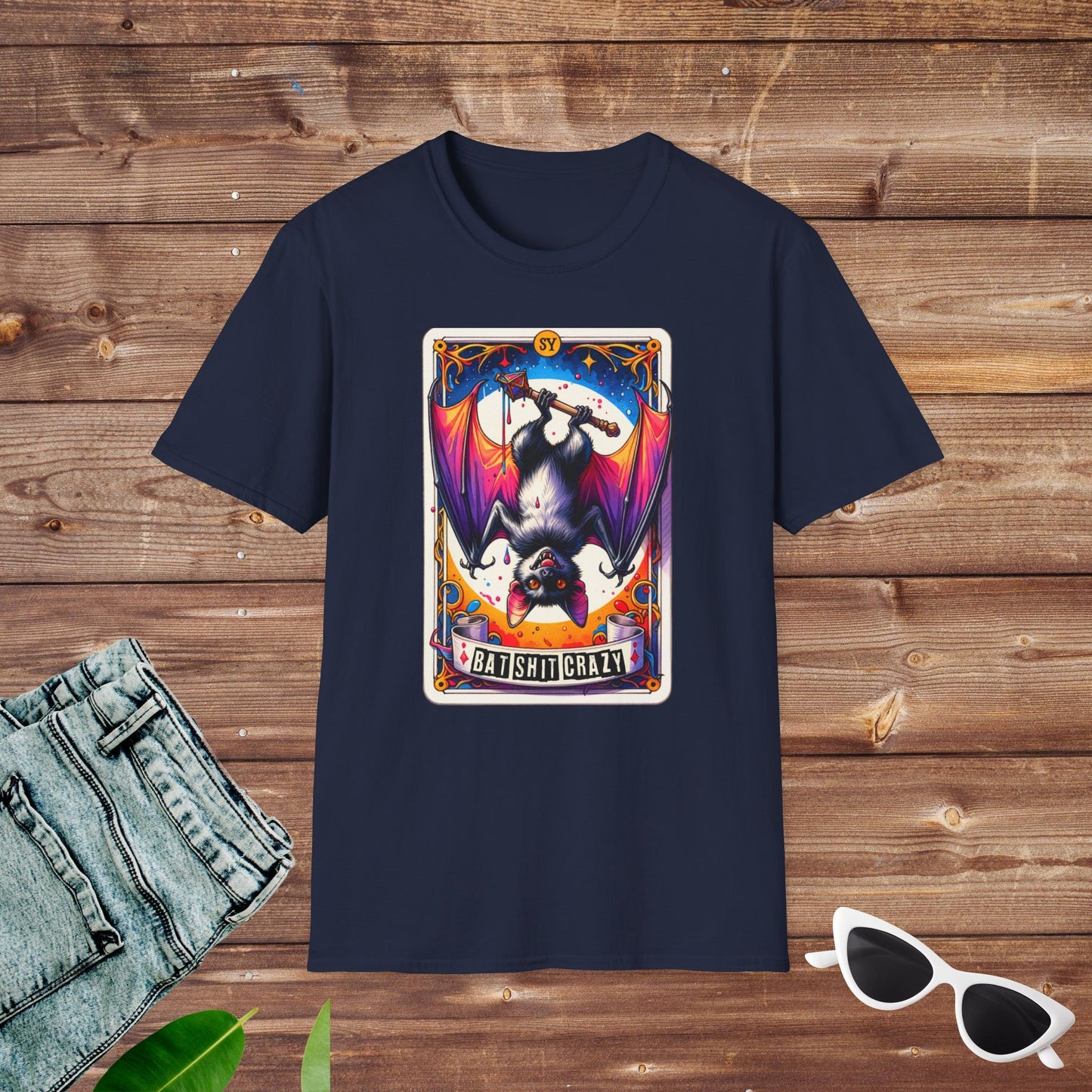 Bat Shit Crazy Tarot T Shirt