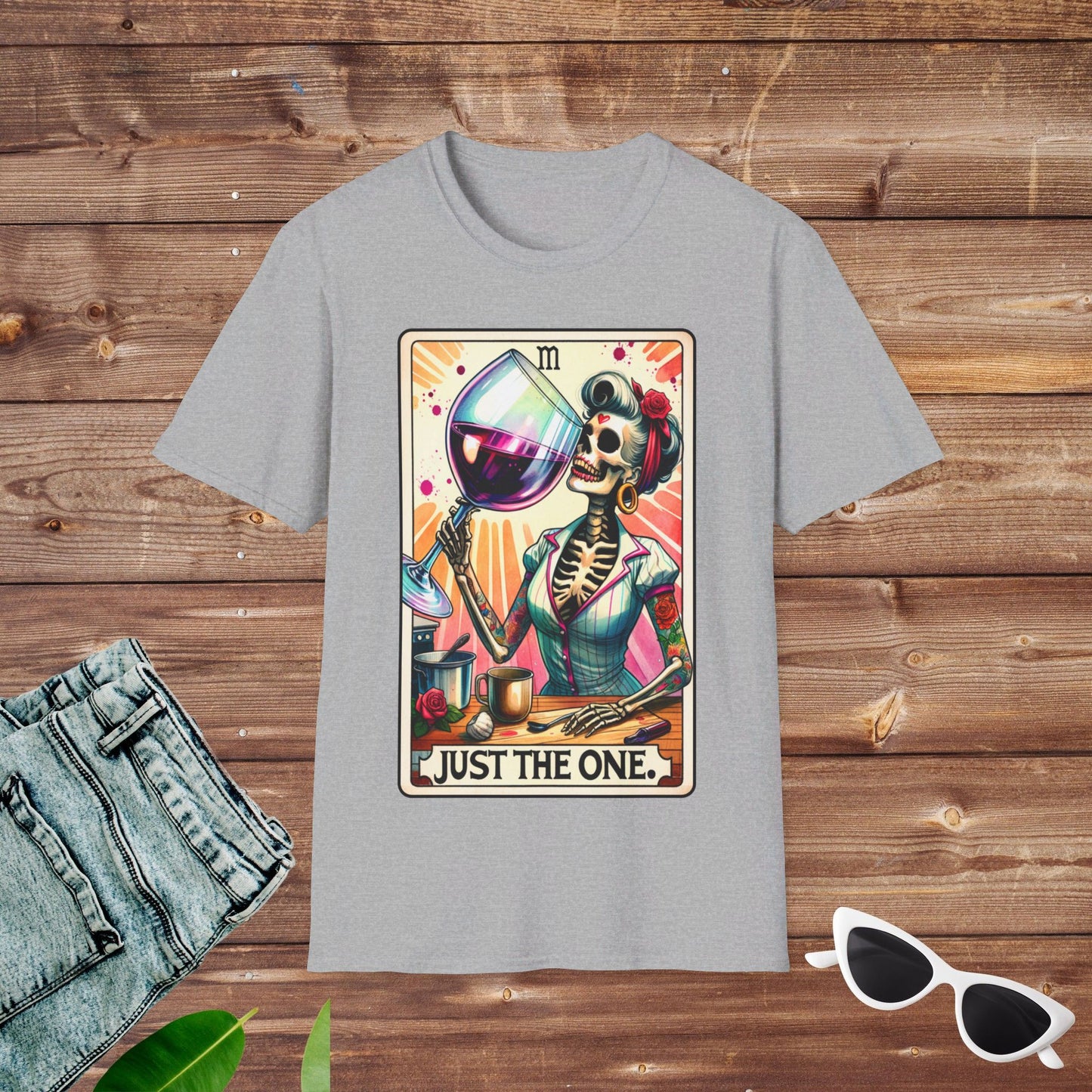 Wine Mom Tarot T Shirt