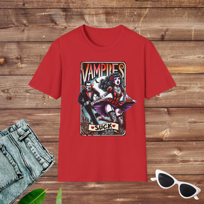 Vampires Suck Dracula Tarot T Shirt