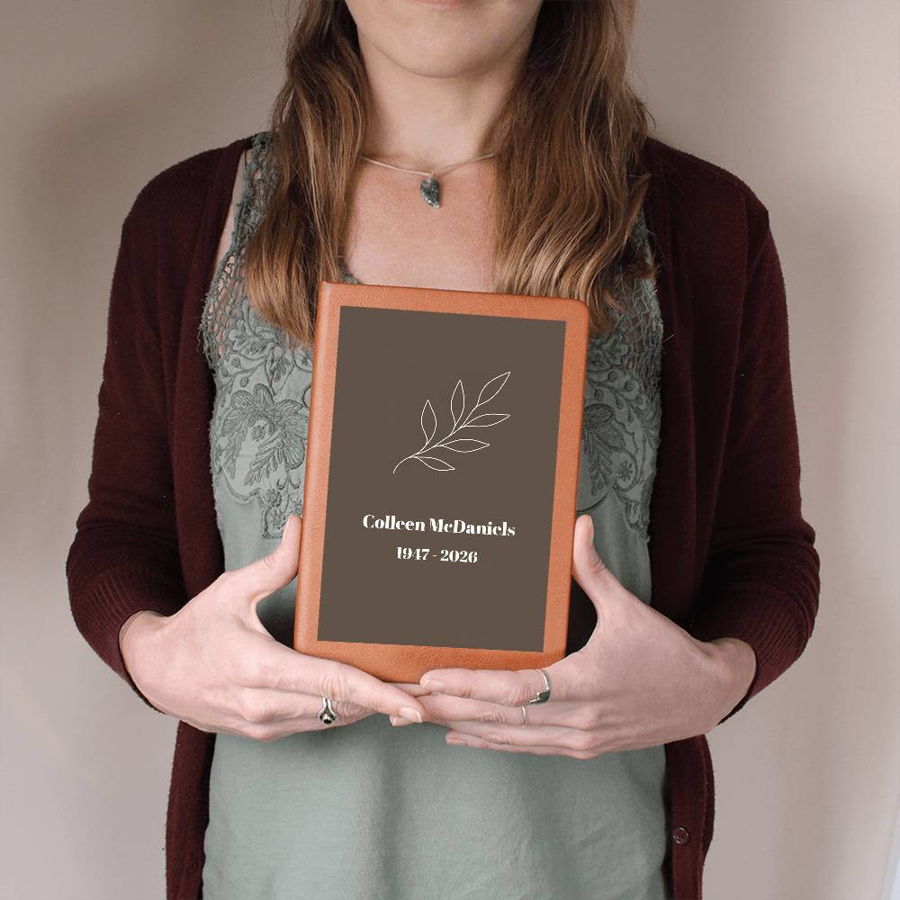 Remembering You Personalized Memorial Journal | Grief Keepsake