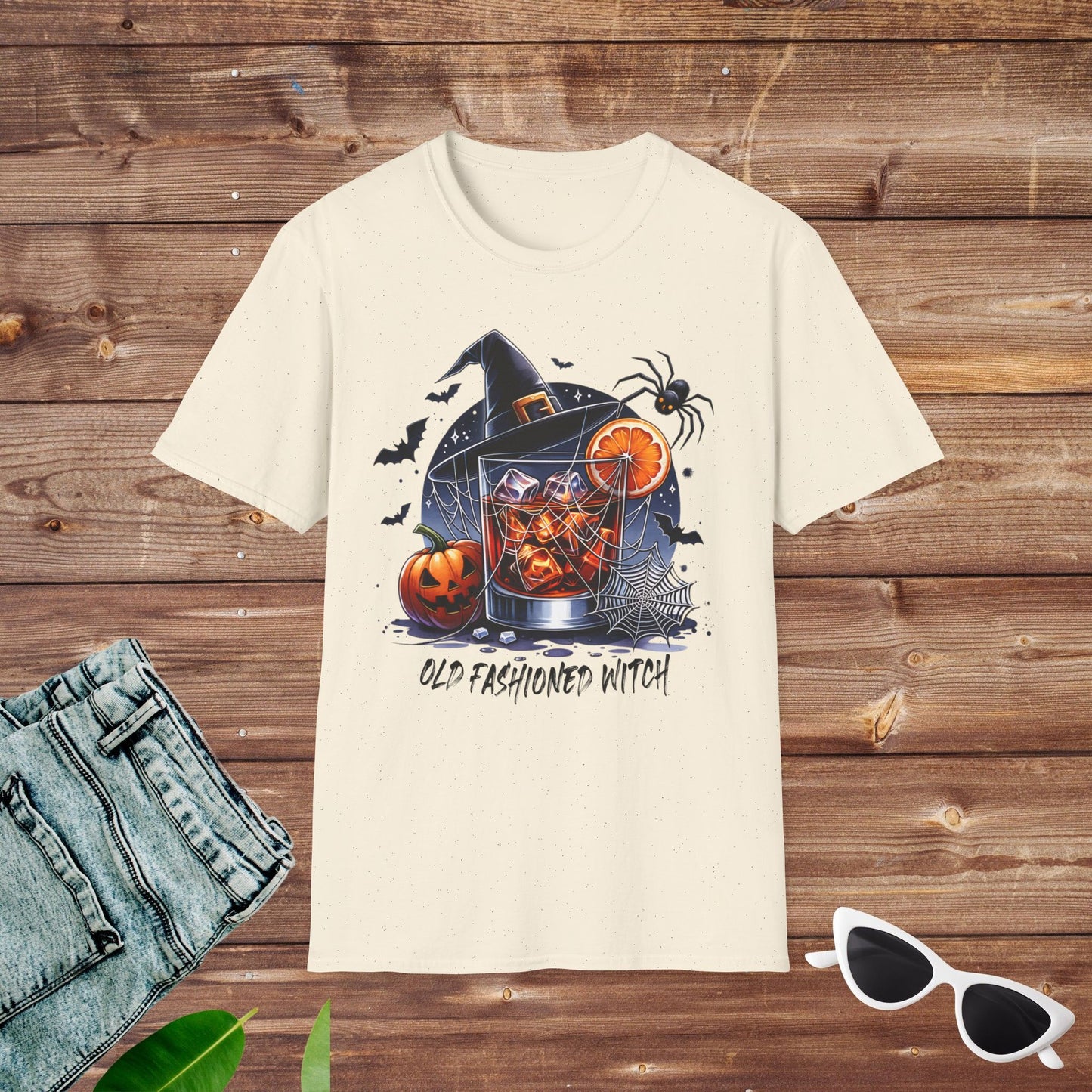 Old Fashioned Cocktail Witch T Shirt