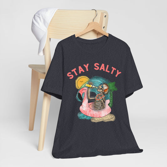 Stay Salty Beach Skeleton T-Shirt