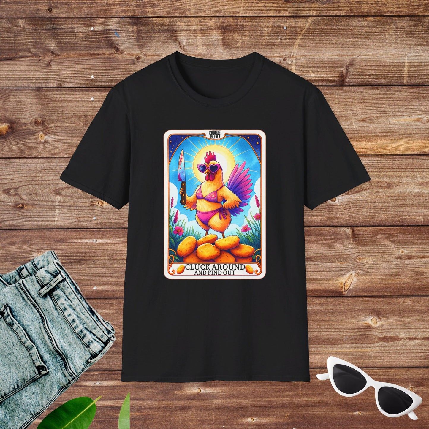 Chicken Cluck Around Nuggs T Shirt