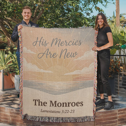 Personalized Christian Family Blanket