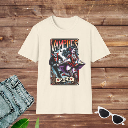 Vampires Suck Dracula Tarot T Shirt