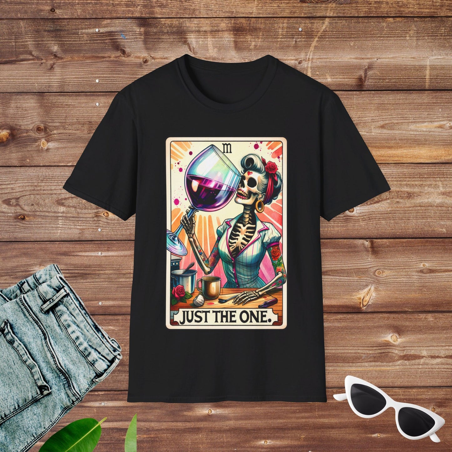 Wine Mom Tarot T Shirt