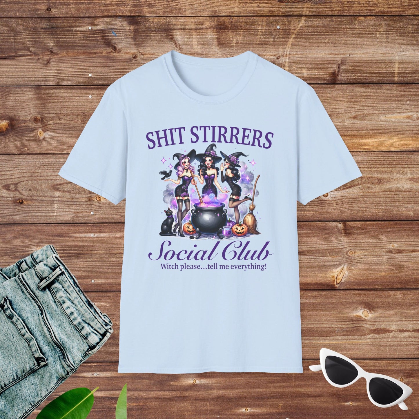 Sh*t Stirrers Witch Social Club T Shirt