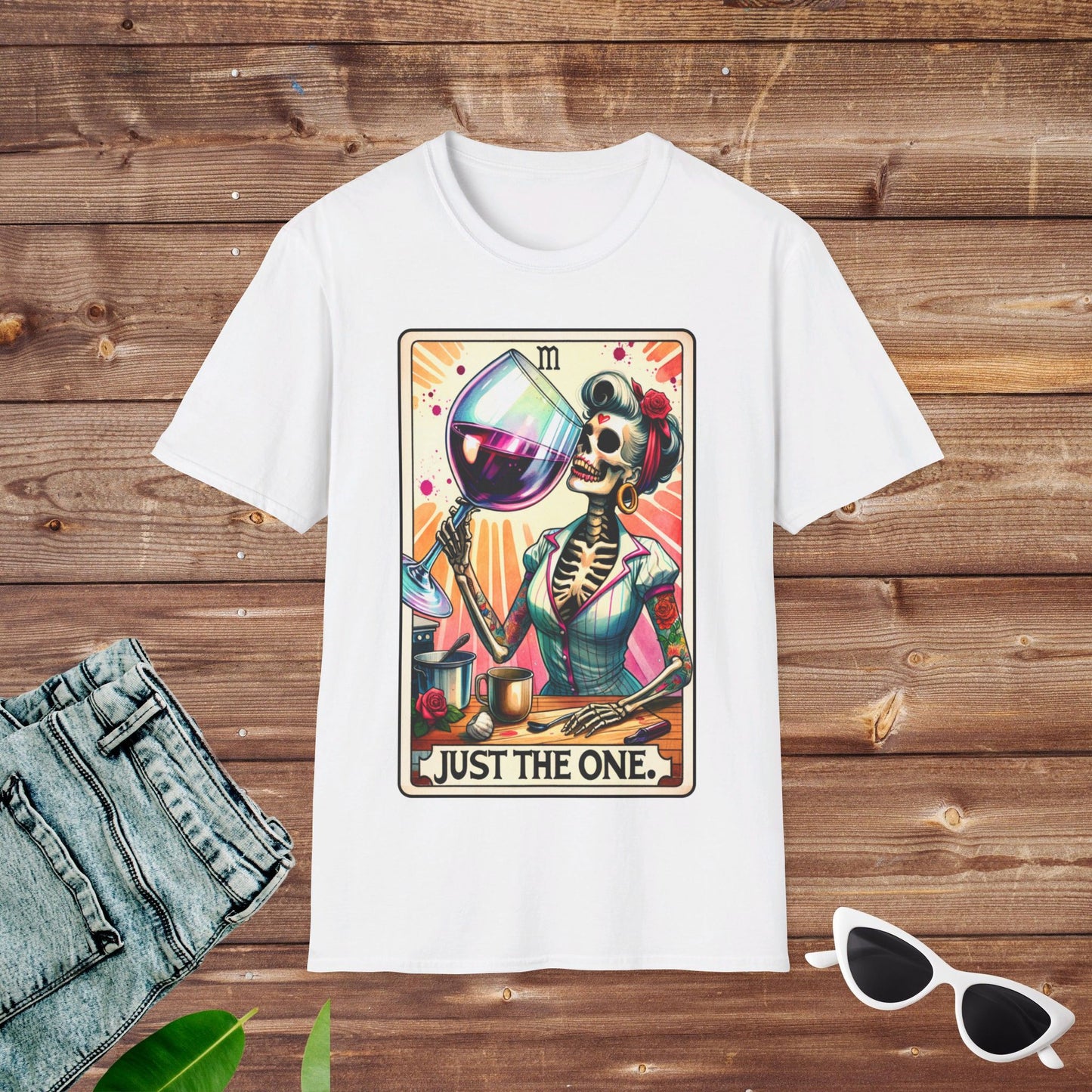 Wine Mom Tarot T Shirt