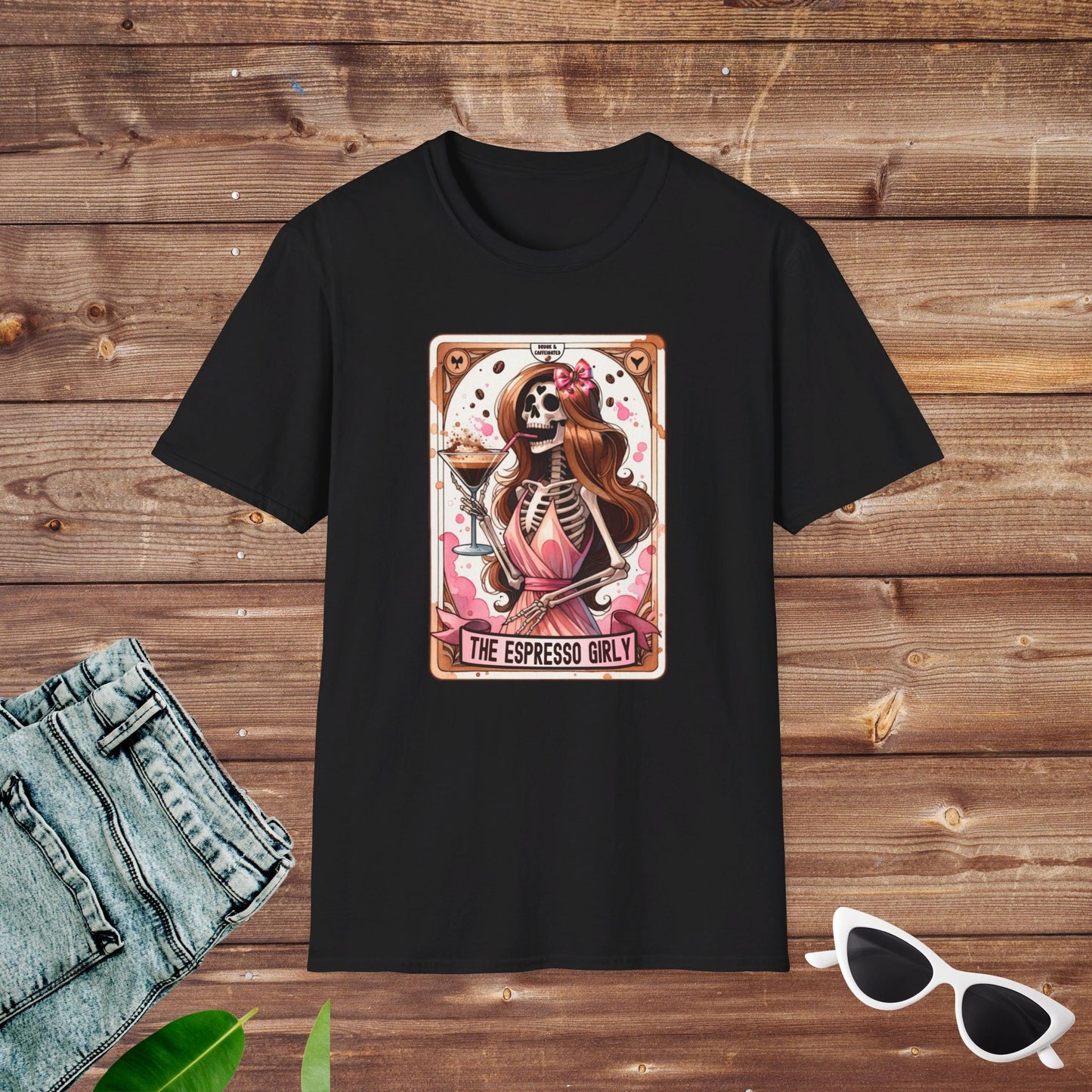 Espresso Martini Girly Tarot T Shirt