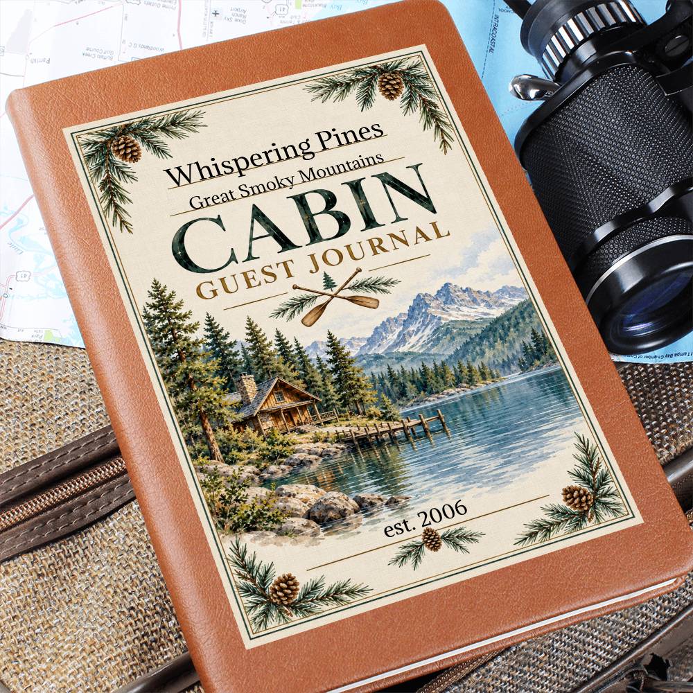 Personalized Cabin Guest Journal | Custom Lodge Keepsake