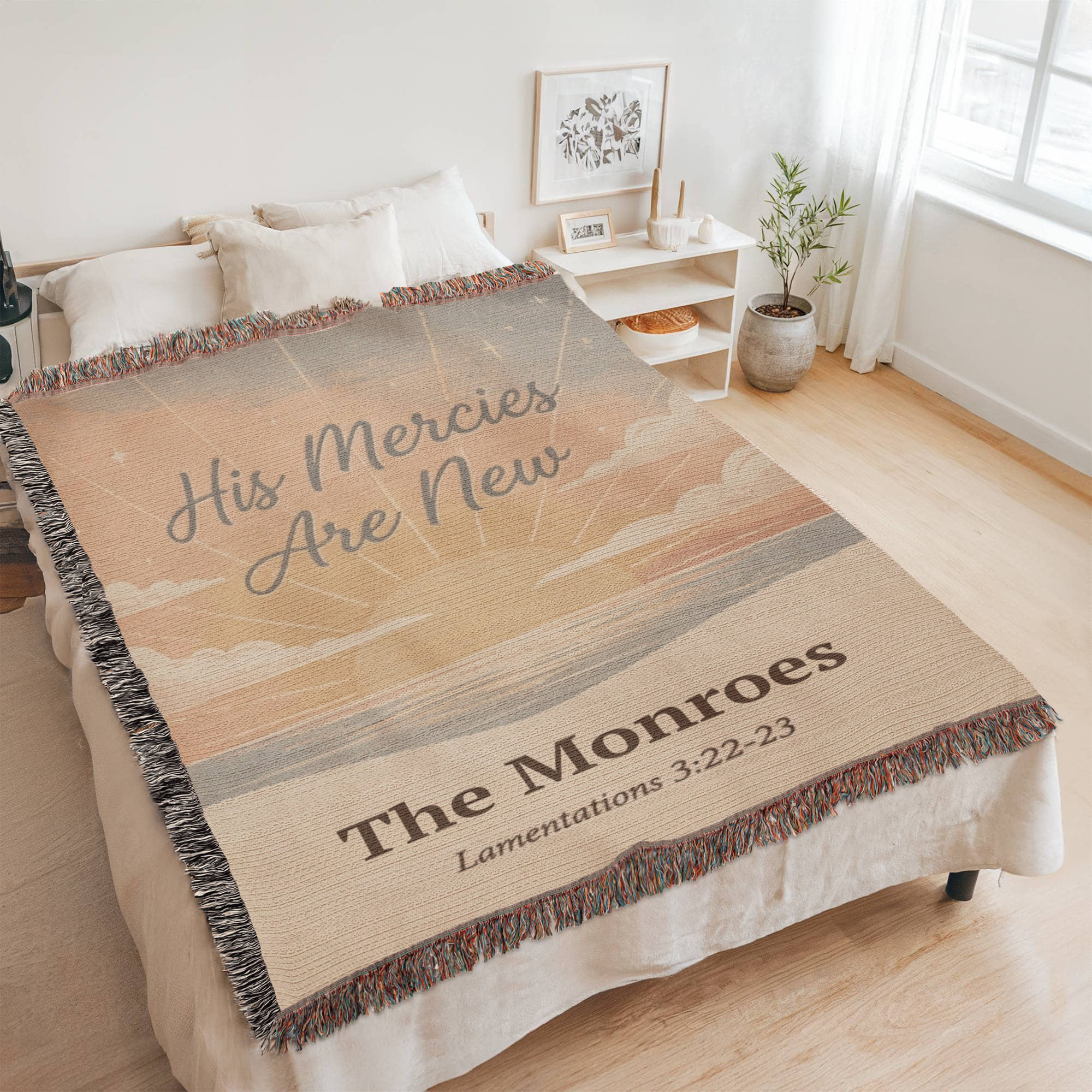 Personalized Christian Family Blanket