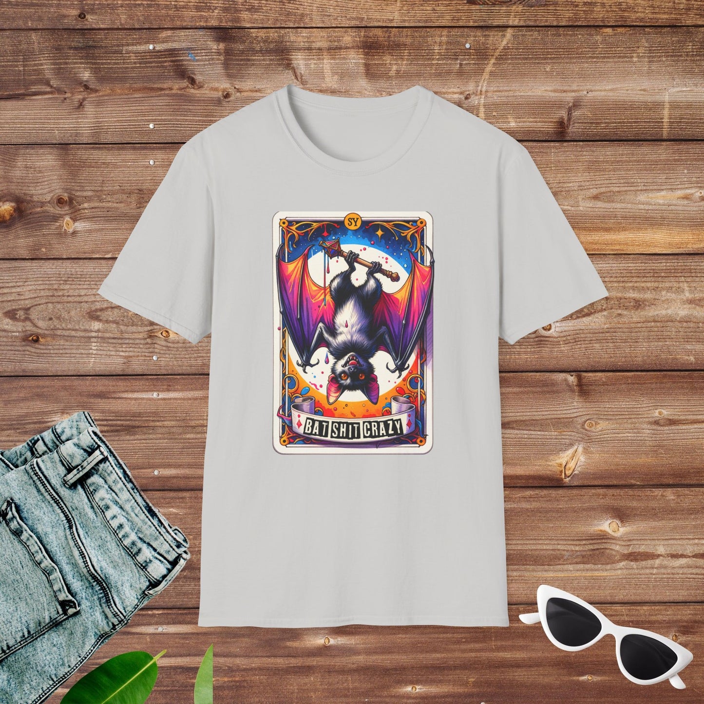 Bat Shit Crazy Tarot T Shirt